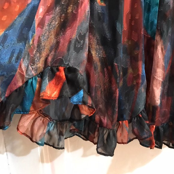 Anthropologie Hutch Puff Sleeve Midi Dress - Petite size O - Picture 4 of 7